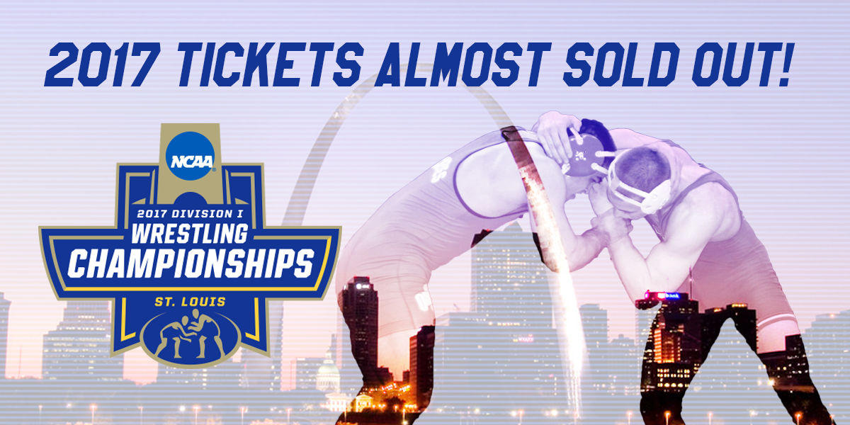 NCAA DIVISION I WRESTLING CHAMPIONSHIPS RETURN  TO ST. LOUIS THIS WEEK FOR THE 8TH TIME SINCE 2000