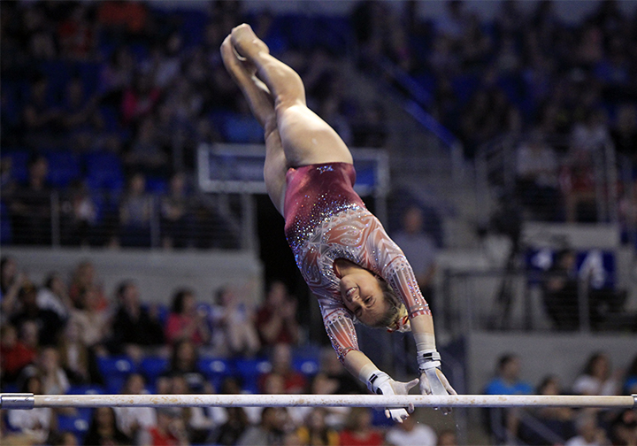 NCAA WOMEN’S GYMNASTICS CHAMPIONSHIPS  TUMBLES INTO ST. LOUIS THIS WEEK