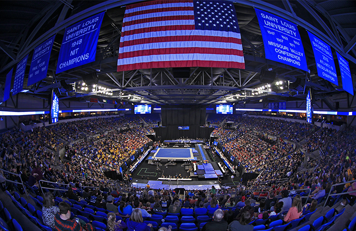 NCAA WOMEN’S GYMNASTICS CHAMPIONSHIPS RETURN TO ST. LOUIS THIS WEEK