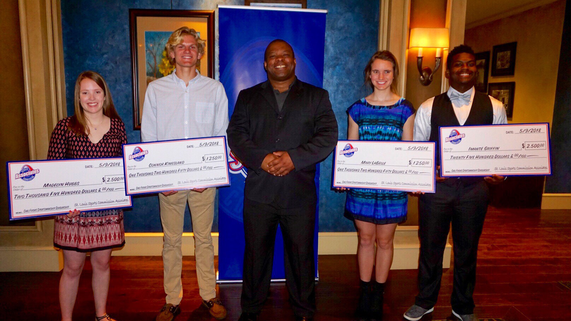 ST. LOUIS SPORTS COMMISSION’S YOUNG PROFESSIONALS GROUP ANNOUNCES RECIPIENTS OF 2018 SPORTSMANSHIP SCHOLARSHIPS