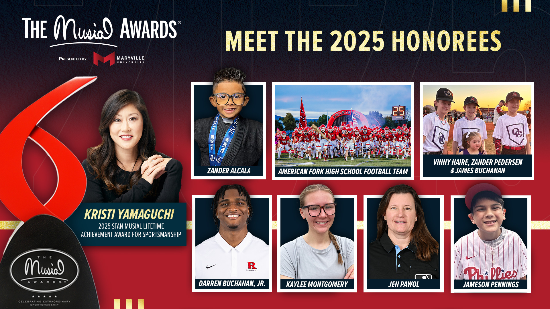 St. Louis Sports Commission Announces Recipients of the 2025 Musial Awards