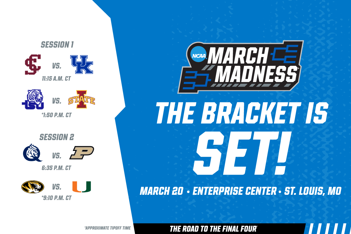 Brackets Loaded With Marquee Teams as March Madness Returns to St. Louis