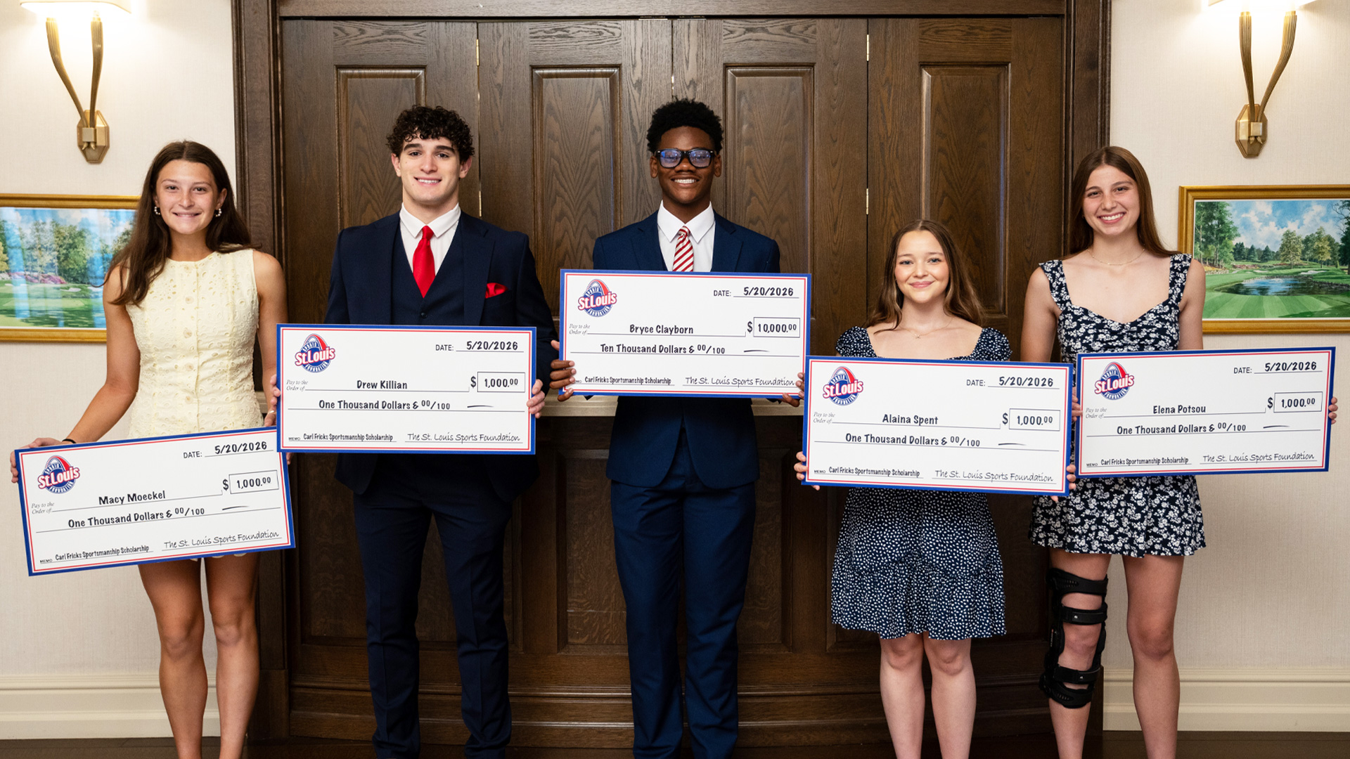 St. Louis Sports Commission Announces Recipients of 2026 Sportsmanship Scholarships